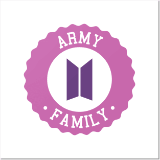 BTS army family Posters and Art